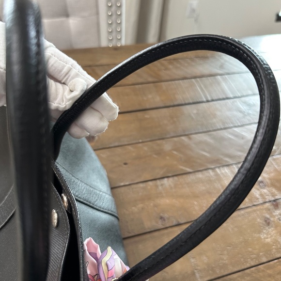 Hermes Garden Party Black Coated Canvas 36 cm - Picture 8 of 15